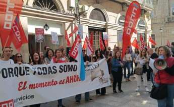 Protesta de CC.OO. ante una tienda de Inditex / CCOO
