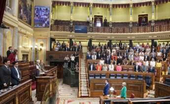 (Foto de ARCHIVO) Hemiciclo durante una sesión plenaria, en el Congreso de los Diputados, a 10 de septiembre de 2024, en Madrid (España). El Pleno del Congreso debate hoy y vota mañana, 11 de septiembre, la financiación singular de Cataluña pactada por el PSC y ERC a instancia del PP. En concreto, se trata de una moción derivada de una interpelación urgente dirigida a la vicepresidenta y ministra de Hacienda que tuvo lugar en la última sesión plenaria del pasado mes de junio, antes del paréntesis estival, por lo tanto fue registrada antes de que Esquerra y el PSC llegasen a un acuerdo para impulsar un nuevo sistema de financiación para Cataluña similar al concierto económico. Fernando Sánchez / Europa Press 10/9/2024