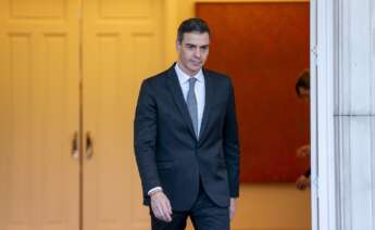 El presidente del Gobierno, Pedro Sánchez, durante una reunión, en el Complejo de la Moncloa, a 27 de enero de 2025, en Madrid (España).Rutte se reúne por primera vez con Sánchez en España después de que fuera elegido el pasado mes de octubre, con el presupuesto para el gasto en defensa en el centro del debate. A. Pérez Meca / Europa Press 27/1/2025