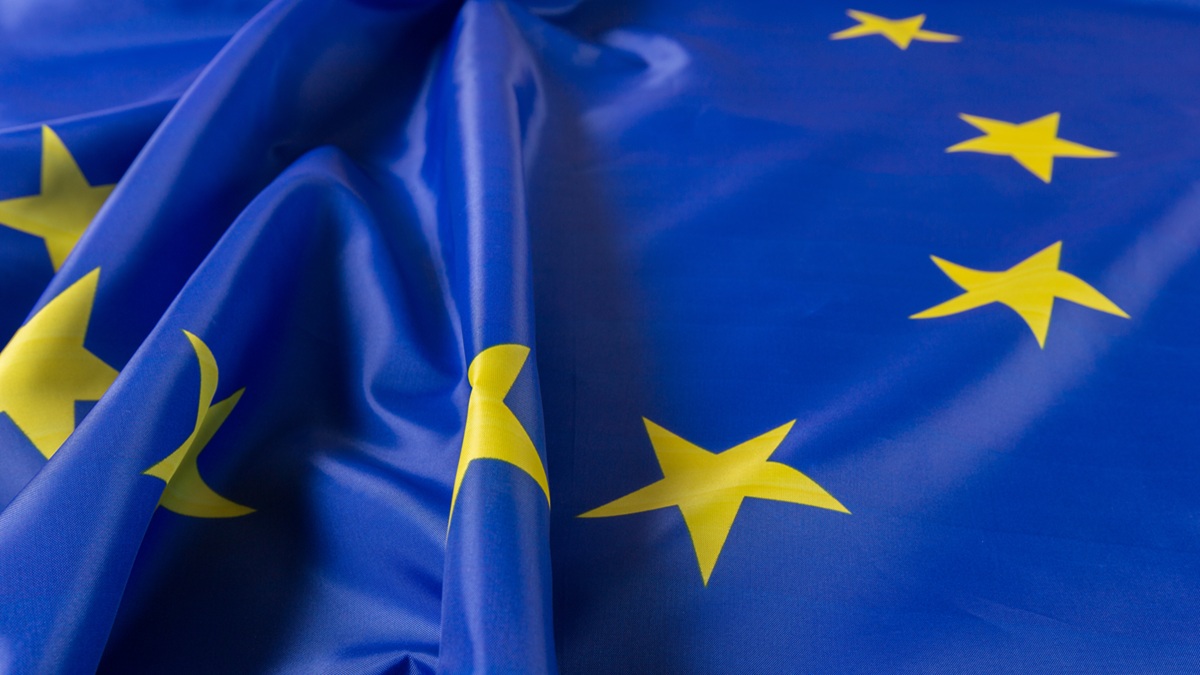 La bandera de la Unión Europea