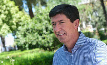 El vicepresidente de la Junta de Andalucía y candidato a la Presidencia de la Junta por Ciudadanos, Juan Marín.