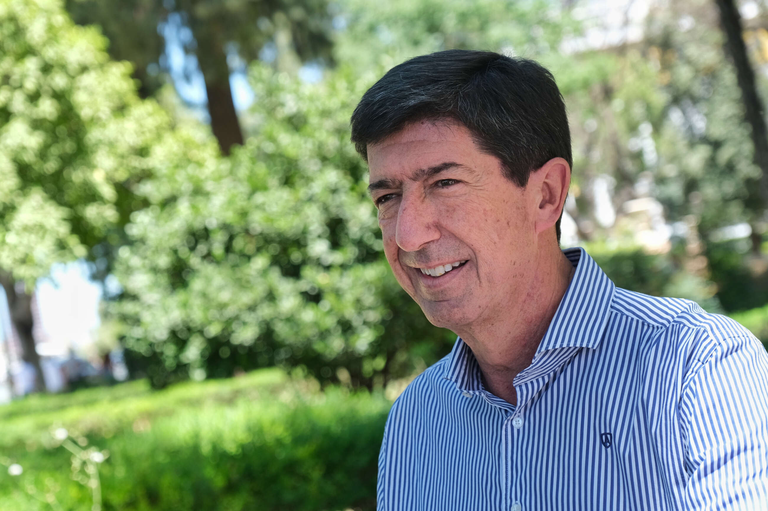 El vicepresidente de la Junta de Andalucía y candidato a la Presidencia de la Junta por Ciudadanos, Juan Marín.