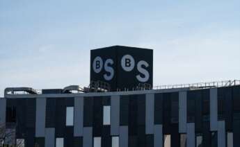 Edificio del Banco Sabadell en San Cugat del Vallés, Barcelona.