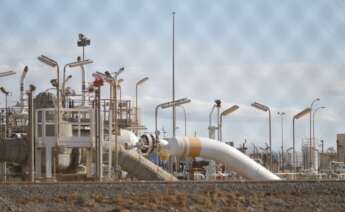 Instalaciones del gasoducto Medgaz Almería-Chinchilla a 11 de noviembre de 2022.