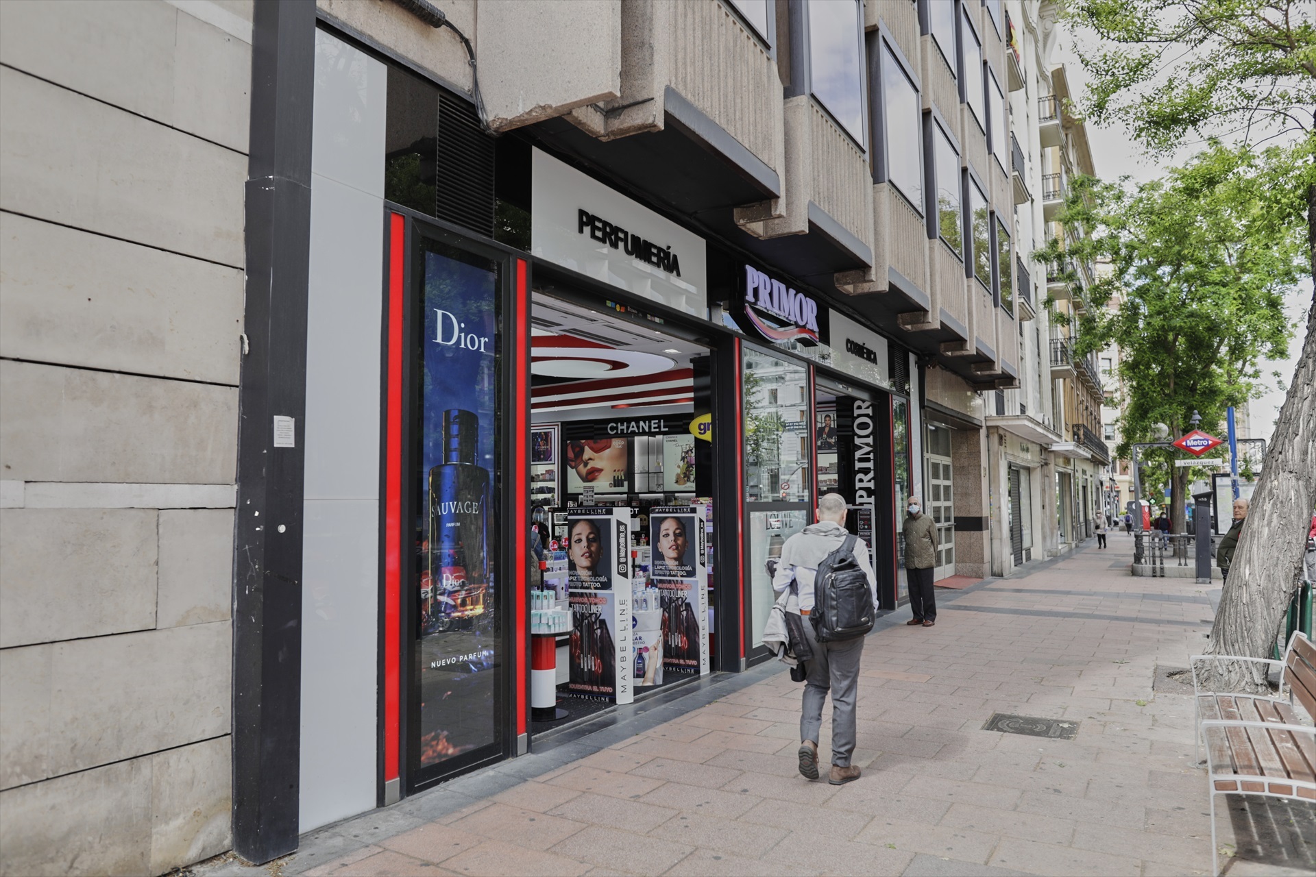 Perfumería Primor en el barrio de Salamanca de Madrid.