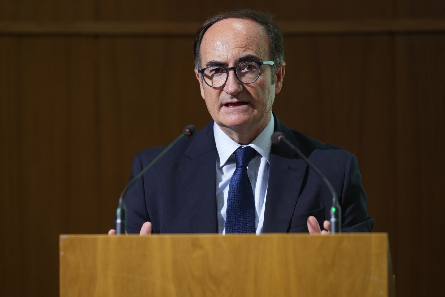 El presidente de la Autoridad Portuaria de la Bahía de Algeciras, Gerardo Landaluce.