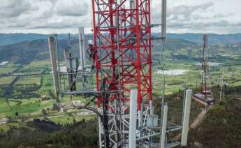 Torre de telecomunicaciones desplegada por Ezentis.