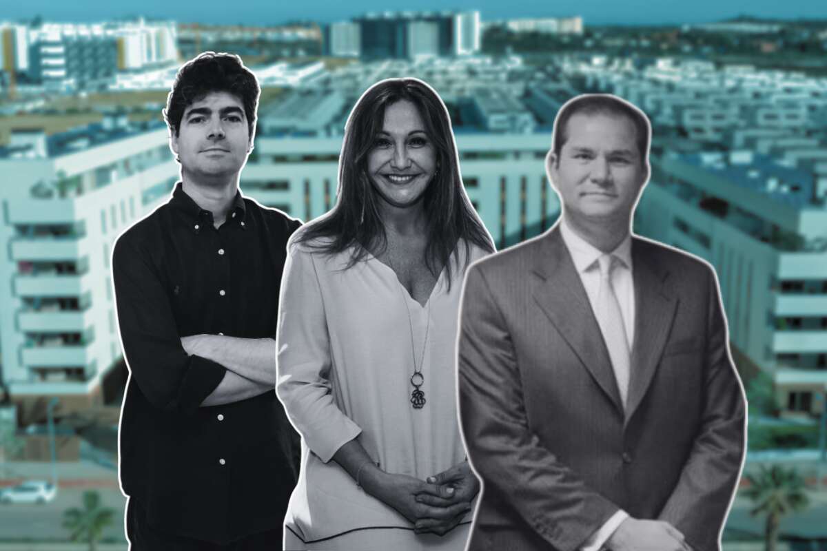 Álvaro Ybarra Osborne (Duo Future Investments), Arancha Manzanares (Ayesa) y Juan Moya Yoldi (Persán).