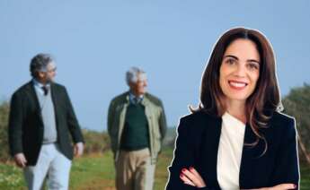 Mar Escalante, nueva presidenta de Aceitunas Guadalquivir, junto a Francisco J. Escalante y Francisco Escalante, CEO y fundador del grupo, respectivamente (fondo).