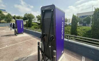 Punto de recarga de Endesa para coches electrificados.