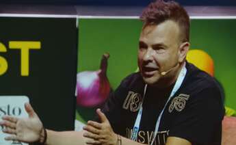 José Elías, presidente de Ezentis, durante su intervención en el congreso ‘Auténtica Premium Food’ en Sevilla.