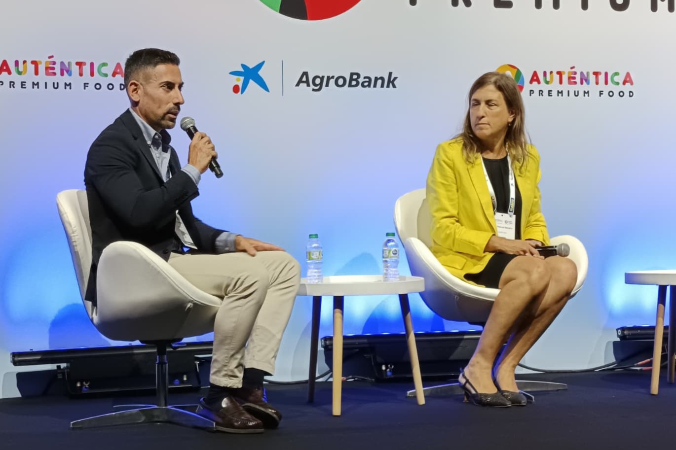 Rafael Piñero, director de relaciones externas del sector de pescado en Mercadona, durante su intervención en el congreso ‘Auténtica Premium Food’.