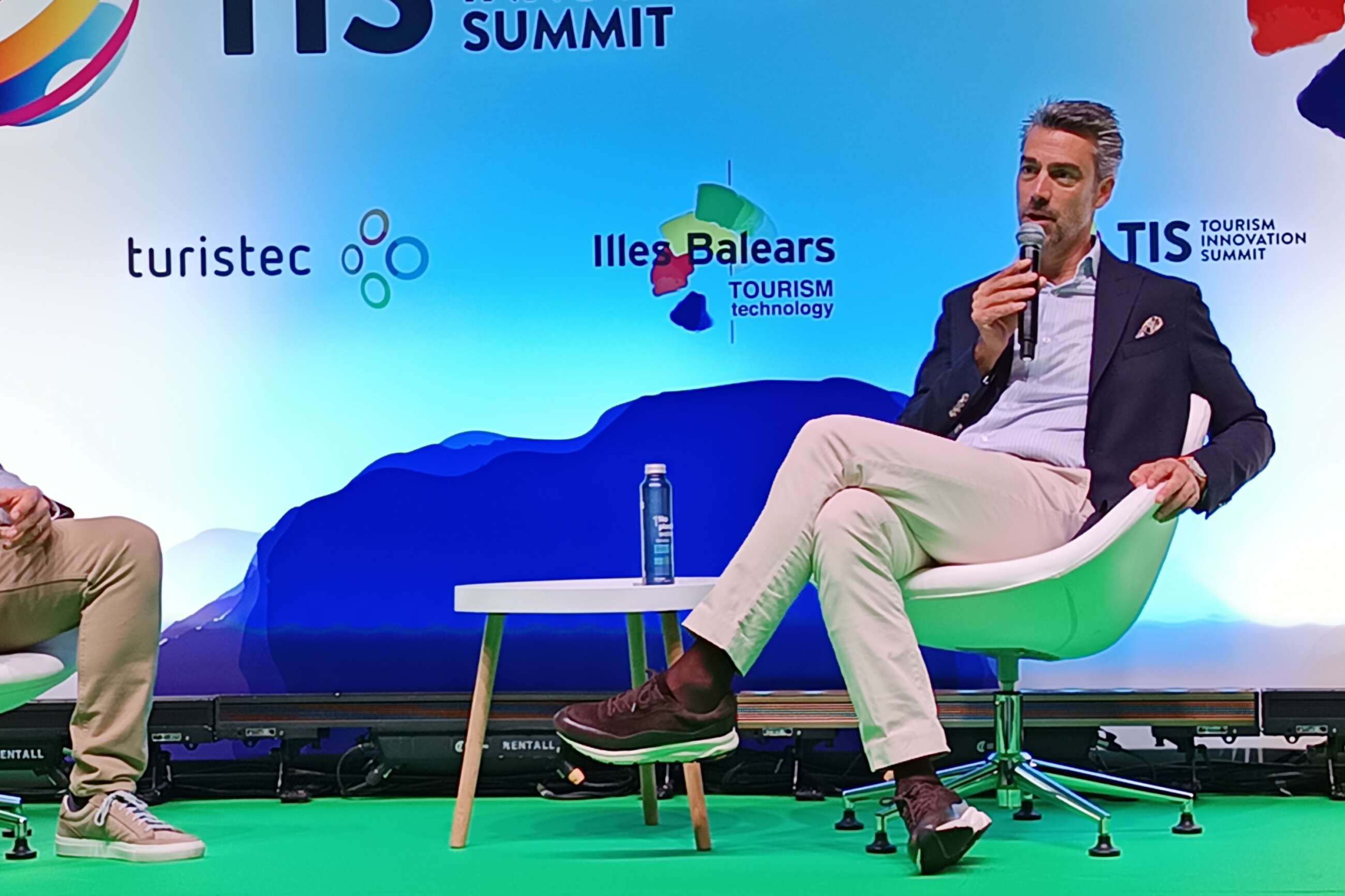 Carlos Erburu, ‘general manager’ de los hoteles Thompson (perteneciente a Hyatt) y Hyatt Centric Gran Vía, en el Tourism Innovation Summit.