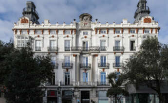 Fachada del Hotel Soho Boutique Palacio de Pombo, en Santander.