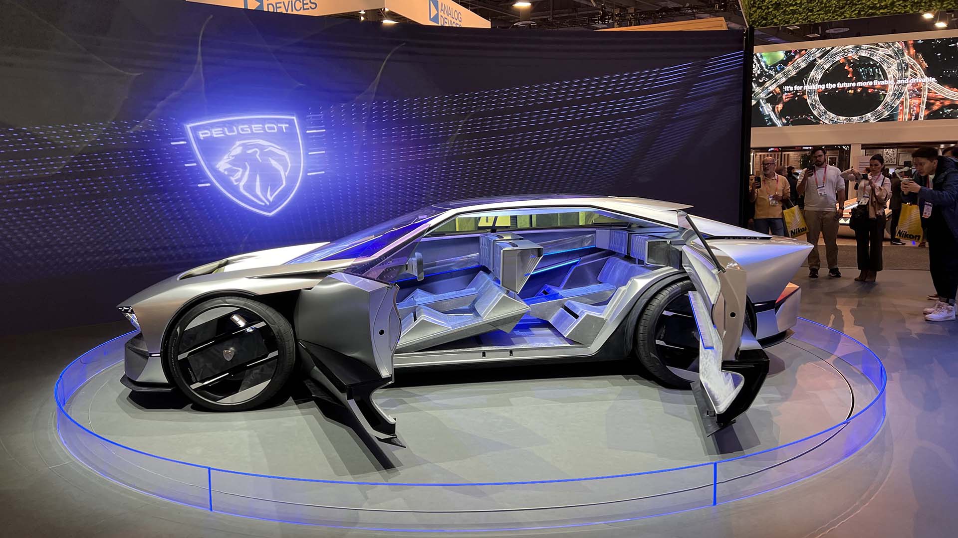 Peugeot Inception en el CES Las Vegas 2023.