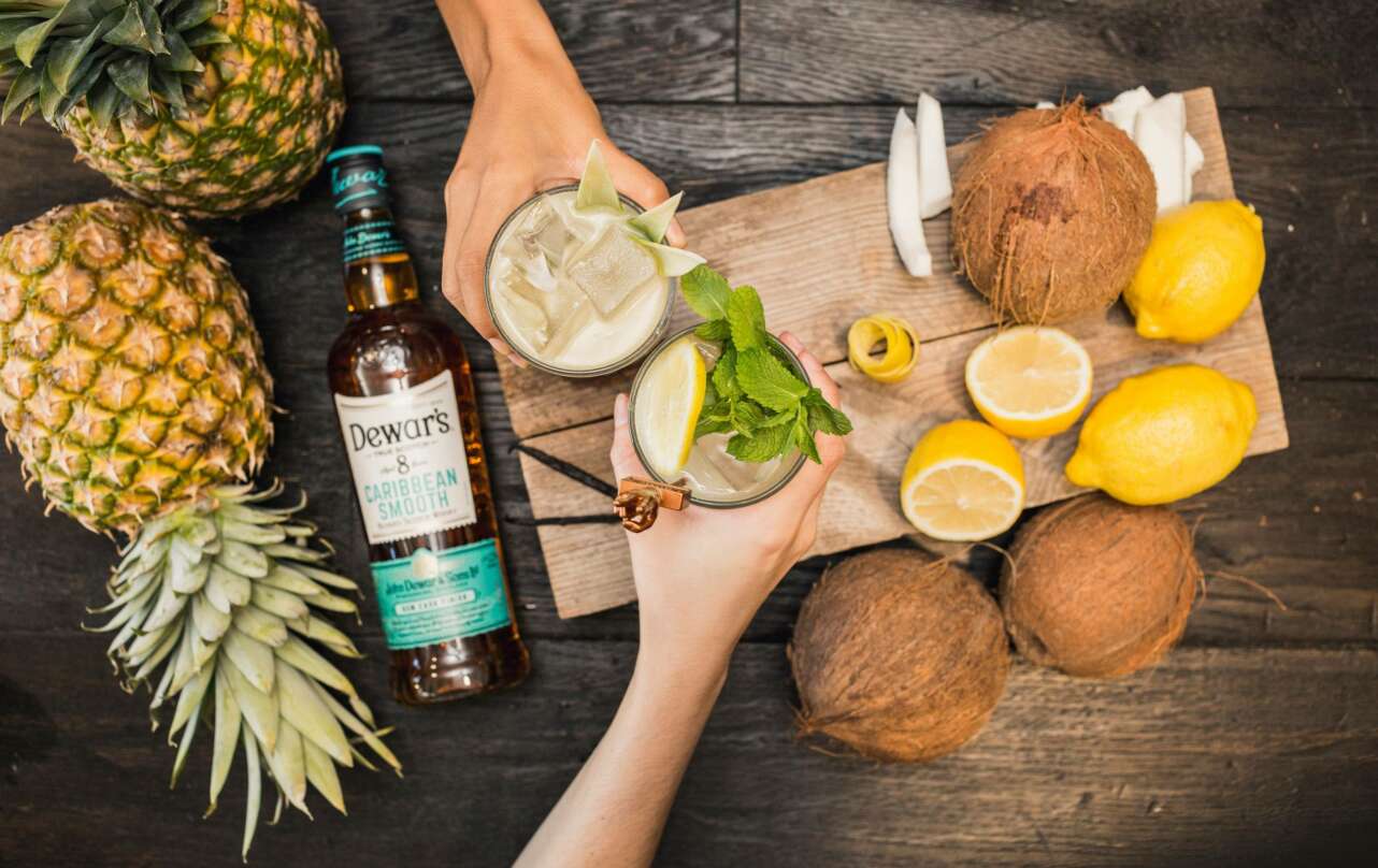 Una botella de Dewar’s Caribbean Smooth. Foto: Dewar’s