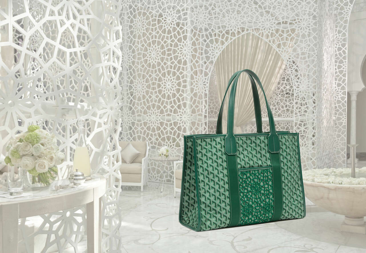 Arabesco es el bolso creado por Goyard para Royal Mansour Marrakech.