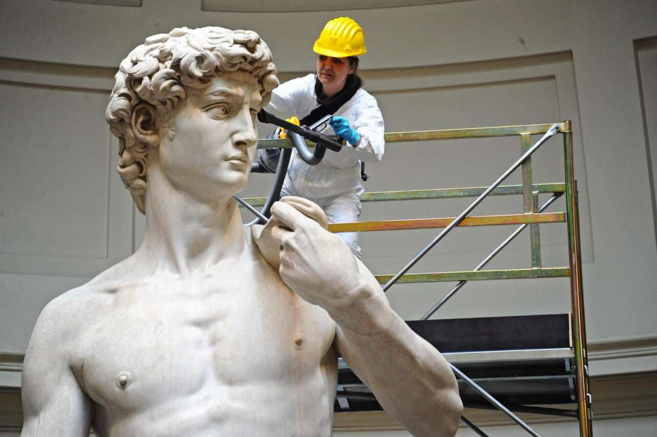 El David fue restaurado en el 2016. Foto Maurizio Degl' Innocenti EFE
