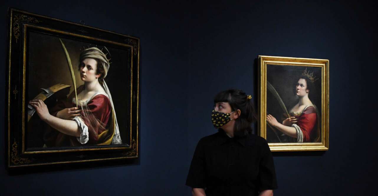 Artemisia Gentileschi en Londres. FOTO Facundo Arrizabalaga EFE EPA