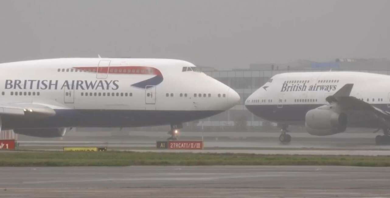 Frente a frente, los dos últimos Jumbos de British Airways