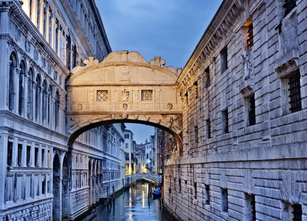 Puente de los Suspiros, Venecia. Foto: Getty Images.