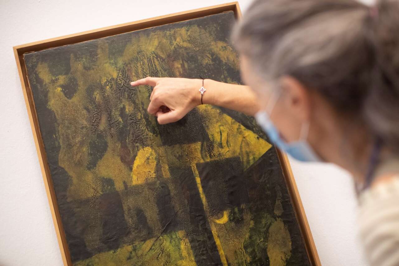 Tàpies a los 30. Foto Marta Pérez EFE.