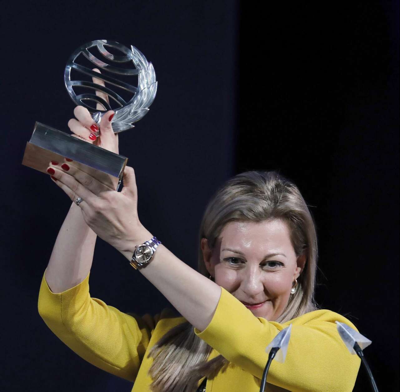 Eva García Sáenz de Urturi, Premio Planeta 2020. Foto Andreu Dalmau | EFE.