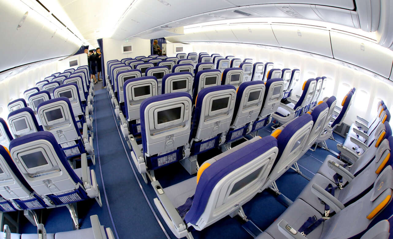 Clase economica B747