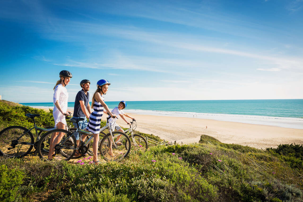 Playa de la Barrosa, en Chiclana de la Frontera (Cádiz)