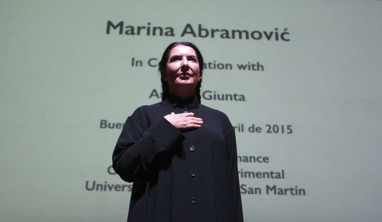 Marina Abramovic. Foto David Fernández | EFE