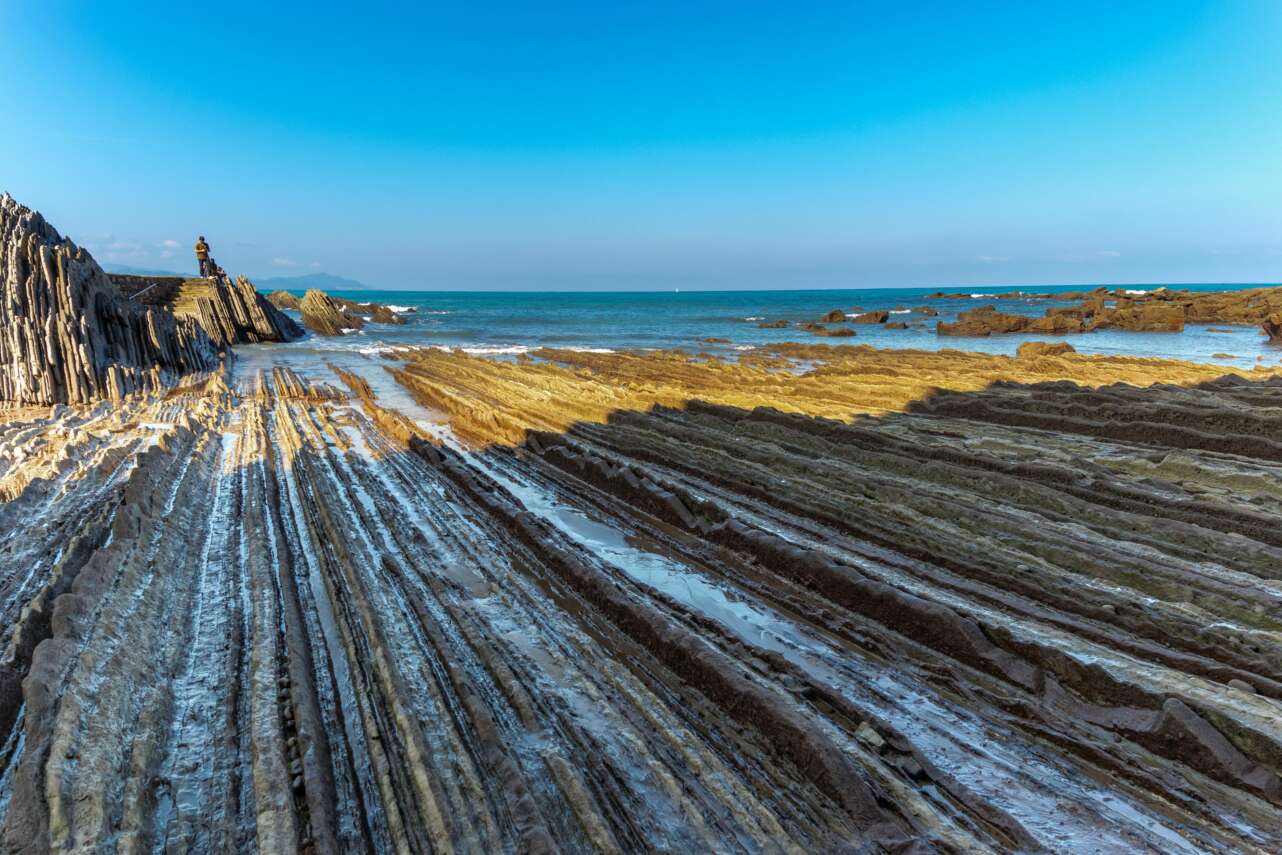 El flysch de Zumaia en el País Vasco
