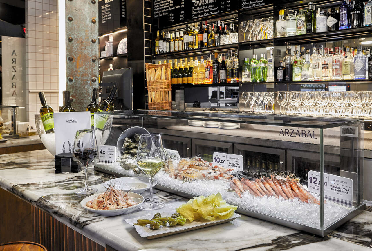 Barra de tapas en Arzábal