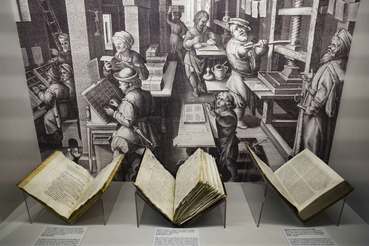 Vista de la exposición Malos libros: la censura en la España moderna