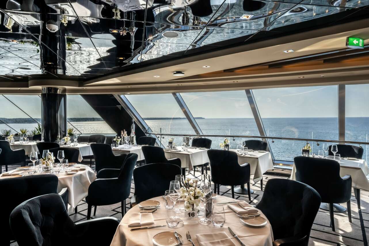 Restaurante en la zona MSC Yacht Club del MSC Euribia