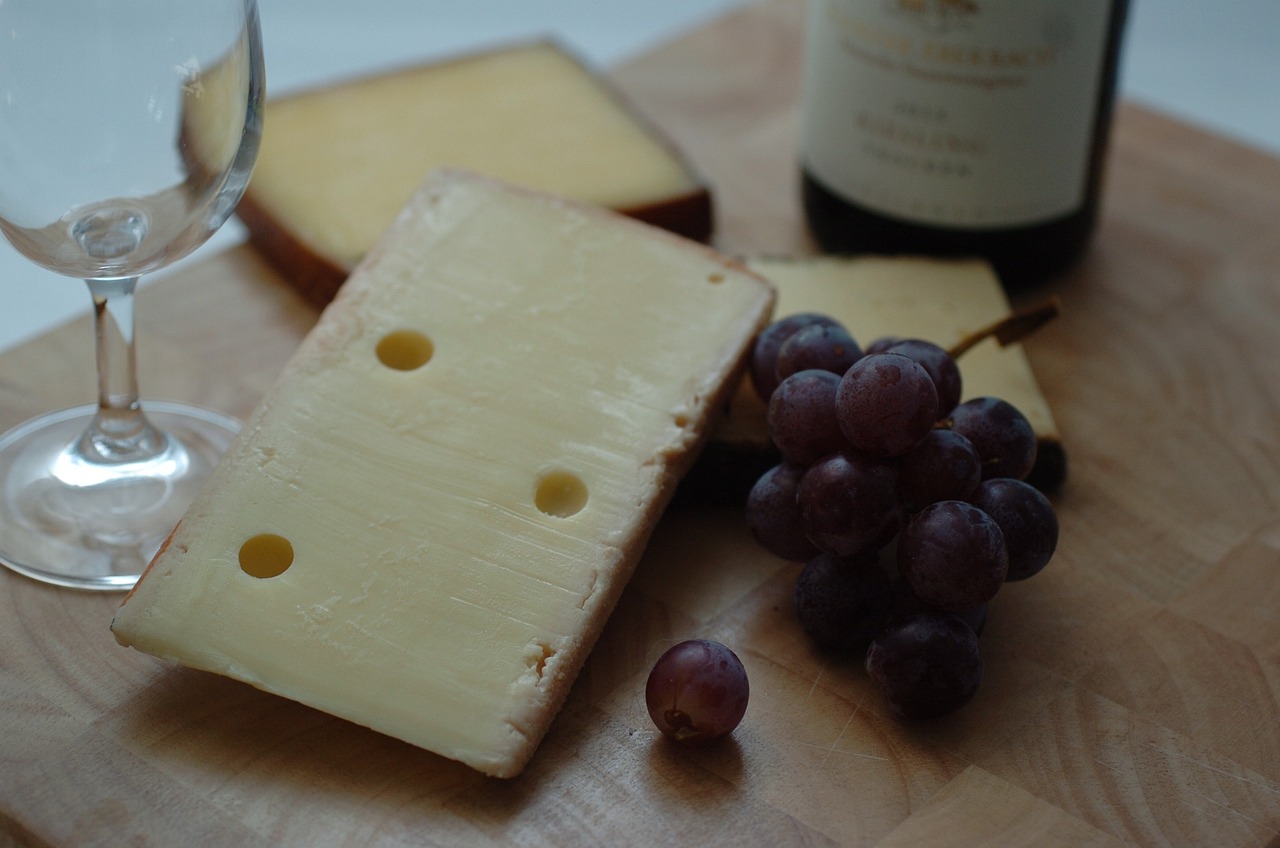 Maridajes de vino y queso