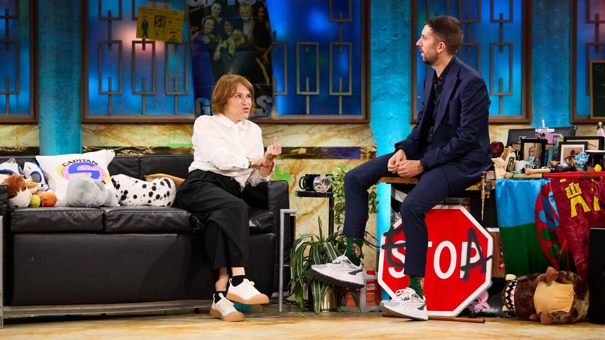 Antonia San Juan en 'La Revuelta' con Broncano